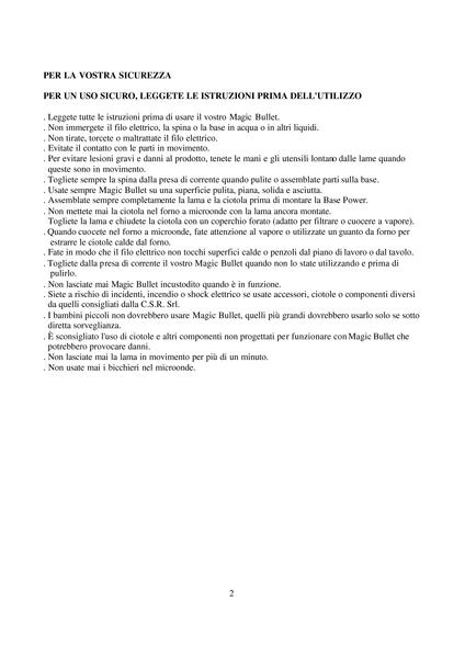 File:Manuale e ricette in italiano magic bullet.pdf