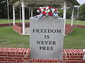 "Freedom Is Never Free", Wisner, LA IMG 0301.JPG