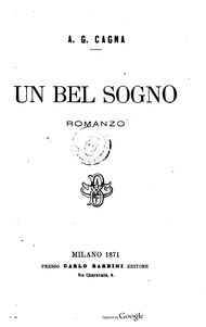 Cagna - Un bel sogno, Barbini, Milano, 1871.djvu