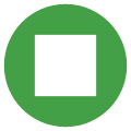 Eo circle green white square.svg