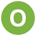 Eo circle light-green white letter-o.svg