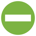 Eo circle light-green white no-entry.svg