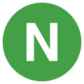 Eo circle green white letter-n.svg