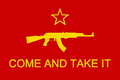 "Come and take it" Socialist Rifle Association Flag.png
