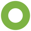 Eo circle light-green white circle.svg