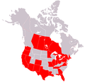 800px-Map of USA highlighting OCA Romanian Episcopate.png