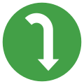 Eo circle green white arrow-go-down.svg