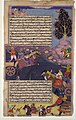 "Arjuna Battles Raja Tamradhvaja", Folio from a Razmnama MET DP104237.jpg