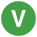 Eo circle green white letter-v.svg