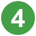 Eo circle green white number-4.svg