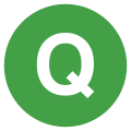 Eo circle green white letter-q.svg