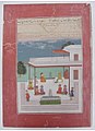 "A Raja and a Guest Seated on a Terrace Listening to Musicians Perform", Folio from a manuscript of the Raga Darshan of Anup MET TR.491.2a.2006.jpeg