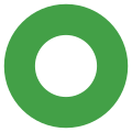Eo circle green white circle.svg