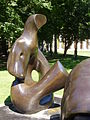 Henry Moore, Three Piece Reclining Figure Draped (1976), MIT Campus - detail.JPG