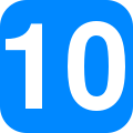 Number 10 in light blue rounded square.svg