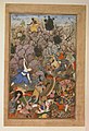 "Balarama and Krishna Fighting the Enemy", Folio from a Harivamsa (The Legend of Hari (Krishna)) MET sf28-63-2a.jpg