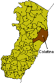 Espirito Santo Map With Linhares Municipality Highlighted.png