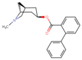 (1S,3R,5R)-6-methyl-6-azabicyclo(3.2.1)octan-3-yl 2-phenylbenzoate.png