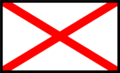 715px-St Patrick's saltire (bordered).png