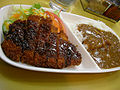 Curry rice with Tonkatsu (55121775).jpg